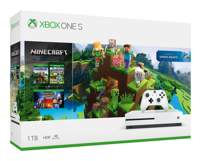 Xbox One consigue nuevos paquetes de PUBG y Minecraft