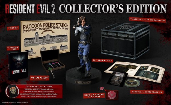 Edición de colección de Resident Evil 2 trae una figura Leon S. Kennedy de 30 c.m