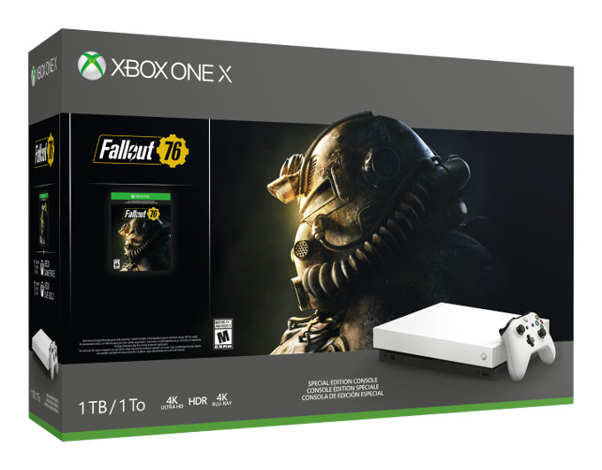 Microsoft anuncia paquete de Xbox One X + Fallout 76