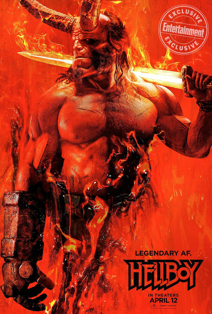 Un vistazo a Hellboy con su nuevo póster