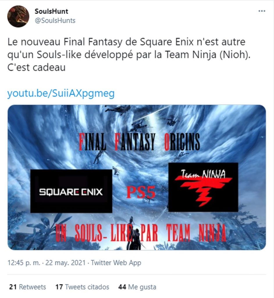 Final Fantasy con Dark Souls