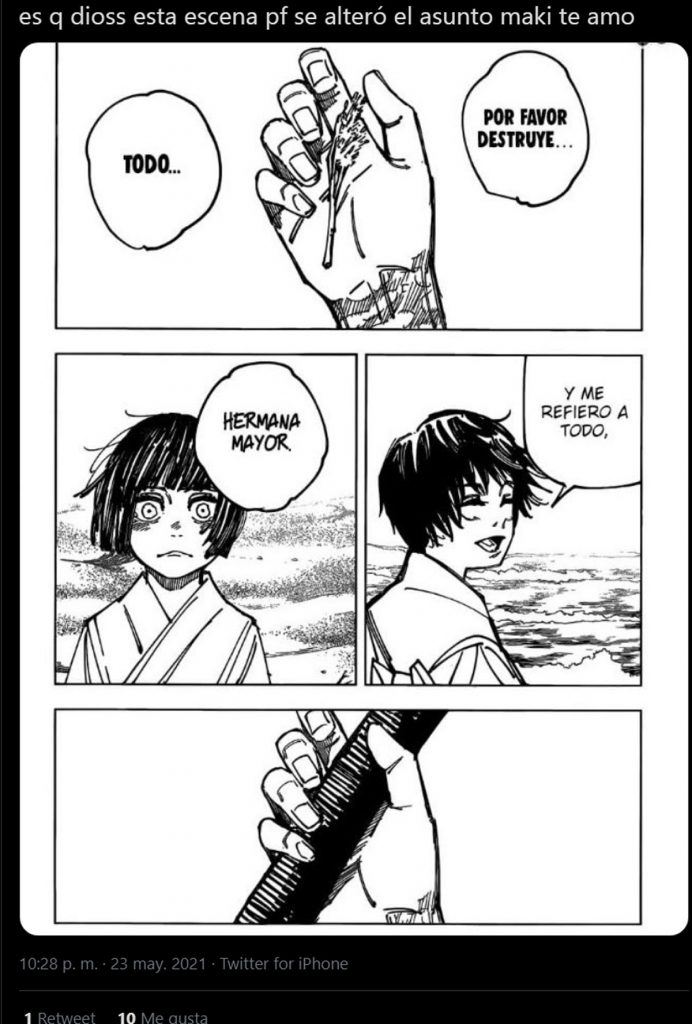 Jujutsu kaisen Death Mai. muerte. chapter 149 capítulo. Tierragamer