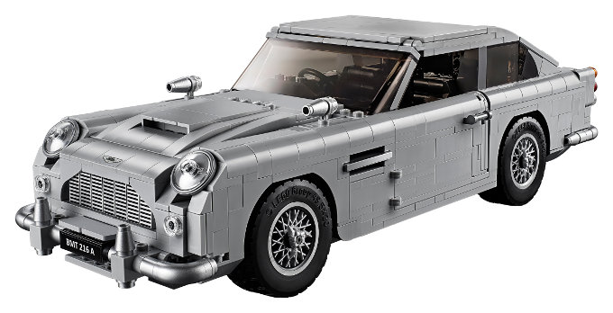 Un vistazo al Aston Martin DB5 de LEGO