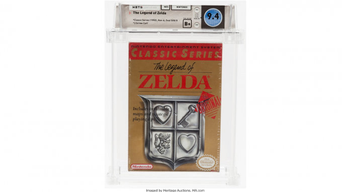 Venden cartucho de The Legend of Zelda por miles de dólares