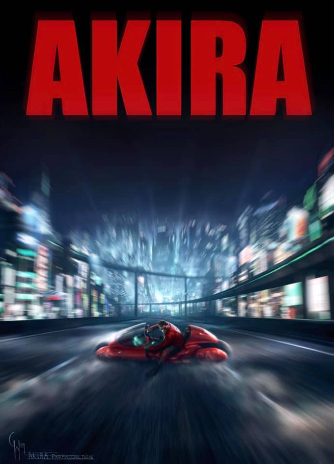 'Akira': Revelan póster de la adaptación live-action con Leonardo DiCaprio