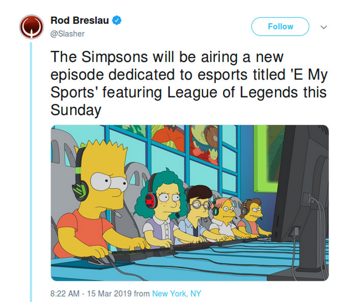 El regreso del niño rata: Los Simpson tendrán un episodio de League of Legends