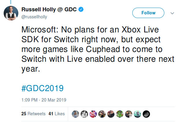 Cuphead no es el único: vienen más juegos con Xbox Live a Switch