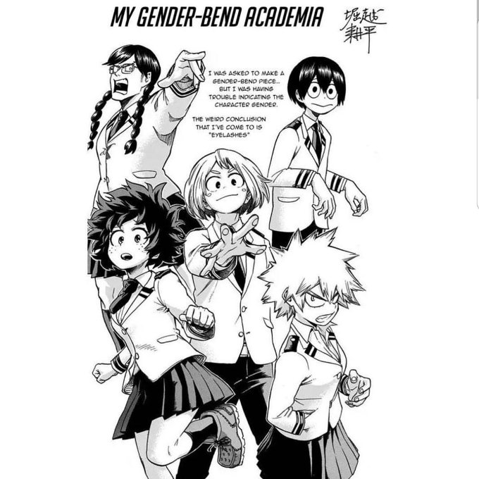 Todos los héroes de My Hero Academia cambiaron oficialmente de sexo