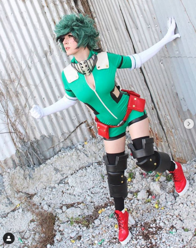 @ineedsugar31 como Deku de My Hero Academia