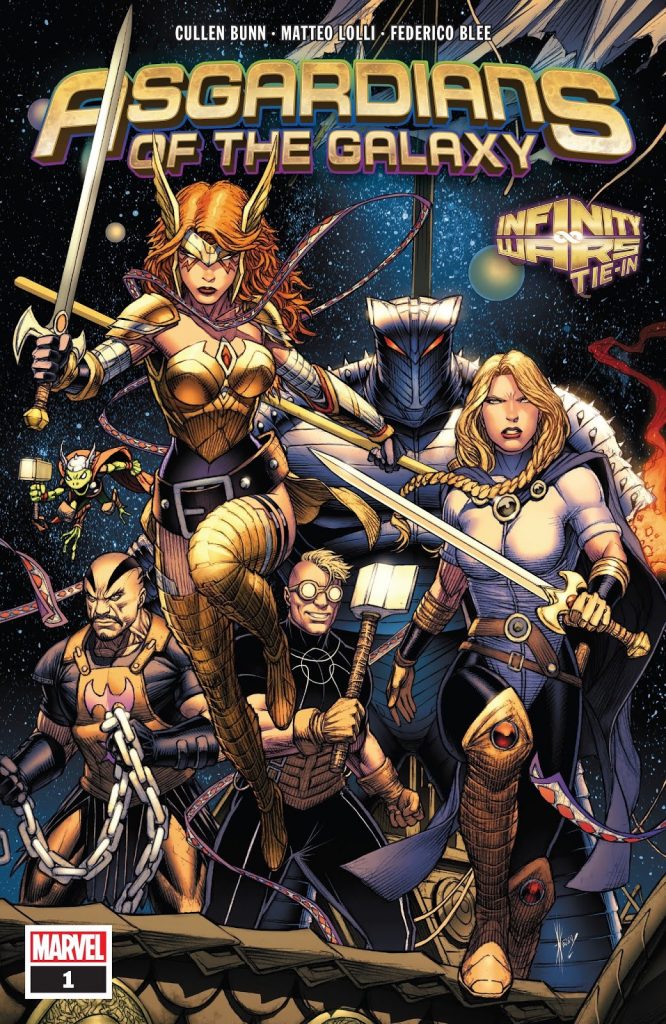 También tenemos una referencia Asgardians of the Galaxy