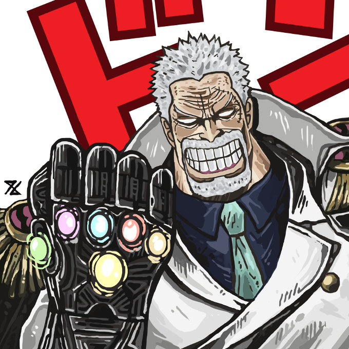 El Guantelete de Thanos llegó al universo de One Piece