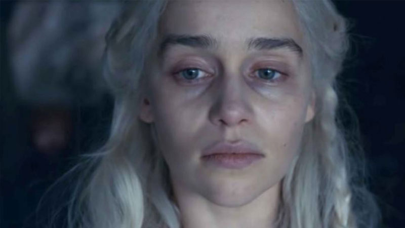 Así se vio Daenerys Targaryen en el penúltimo episodio de Game of Thrones