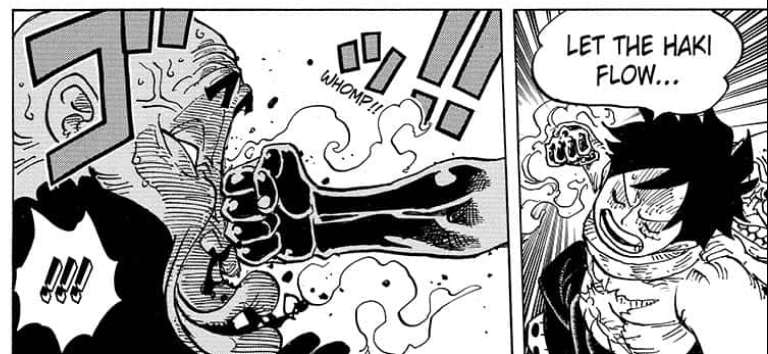 Luffy no logra que el Haki fluya
