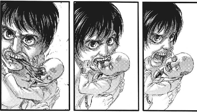 Attack on Titan censuró un importante y sangriento momento