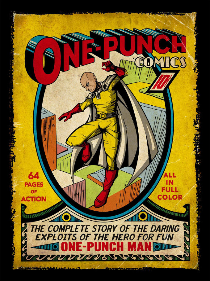 Tras tanta sátira, One-Punch Man al fin llega a los cómics de Superman