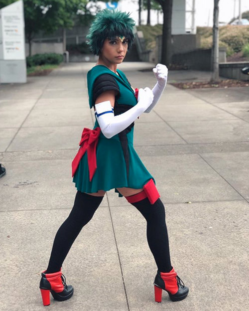 Cuando My Hero Academia se cruza con Sailor Moon