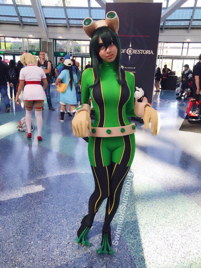 Así se ve Froppy de My Hero Academia gracias a una conocida cosplayer