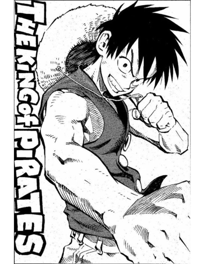 One Piece: Monkey D. Luffy al estilo de One-Punch Man