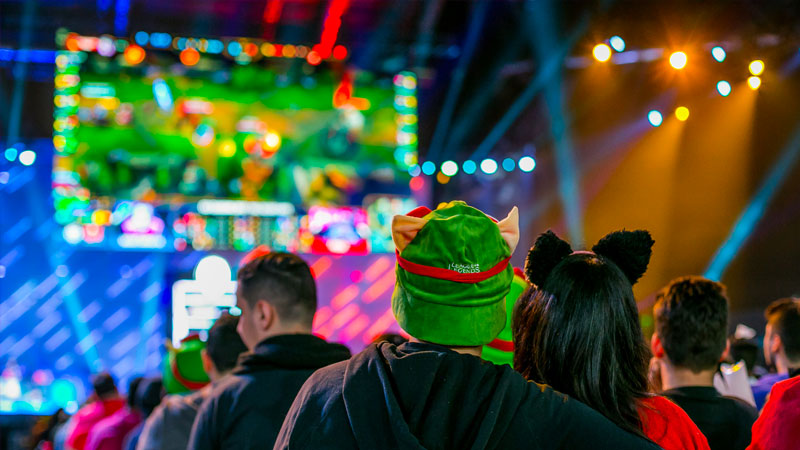 Así como League of Legends, Fortnite está haciéndose su espacio en los eventos.