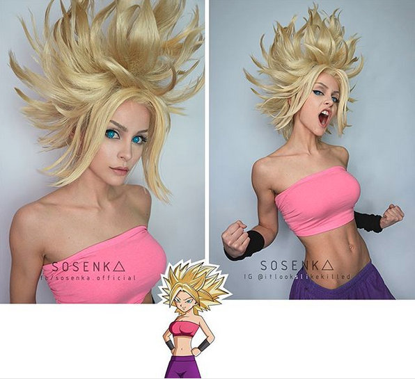 Así se vería Caulifla de Dragon Ball Super en la vida real