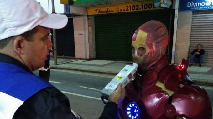 Iron Man Alcoholimetro