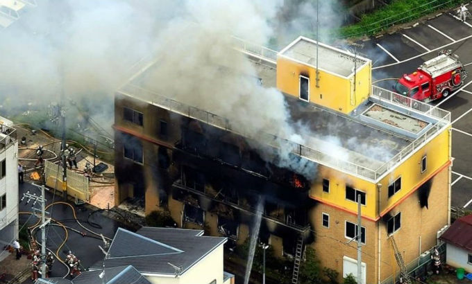 Kyoto Animation Incendio Provocado.