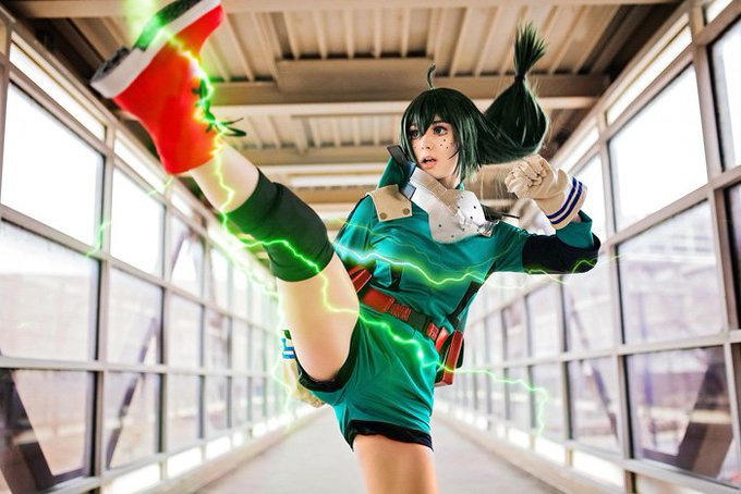 Este cosplay de Midoriya de My Hero Academia te puede confundir