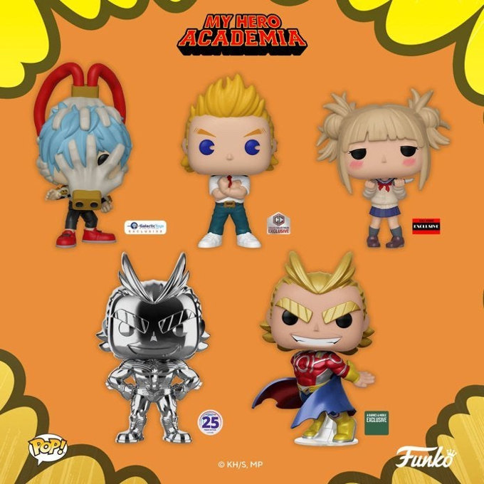 My Hero Academia consigue nuevos Funko Pops
