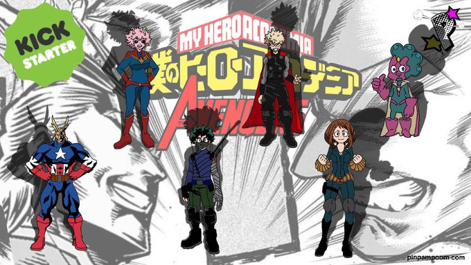 My Hero Academia se cruza con los Vengadores en curiosa mercancía