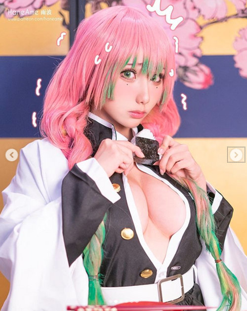 Así se vería Mitsuri Kanroji de Demon Slayer en la vida real