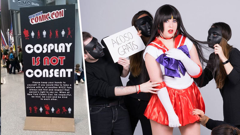 Campaña contra el acoso en cosplay se hace viral y algunos defienden el  machismo – TierraGamer