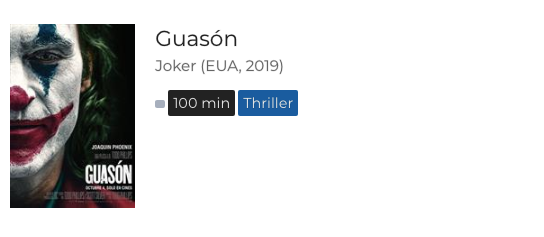 Guasón, descripción Cinépolis