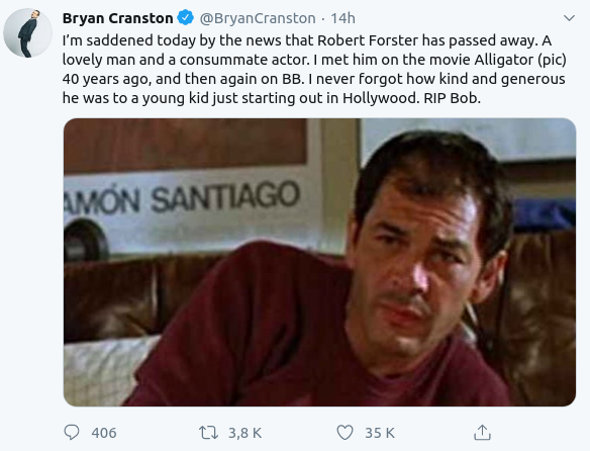 Breaking Bad y El Camino: Un reconocido actor falleció por cáncer