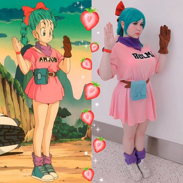 Recordando a Bulma en la primera serie de Dragon Ball