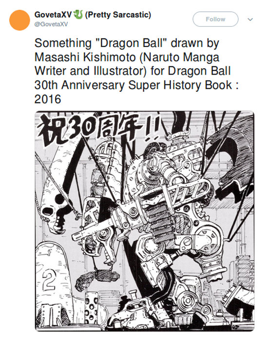 Creador de Naruto hizo su propia versión del universo de Dragon Ball