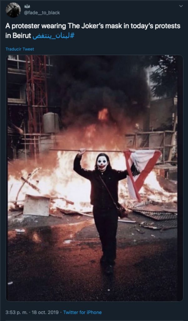 Joker-Protesta-Libano