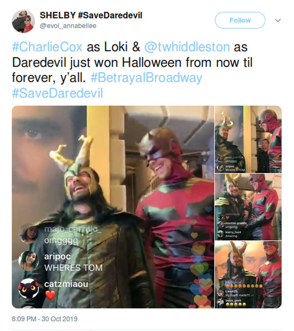 Cuando Loki y Daredevil cambian de lugar en Halloween