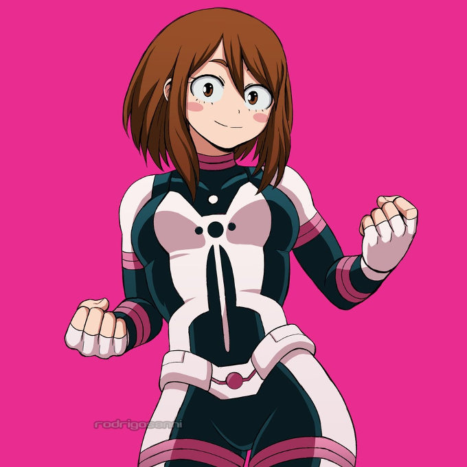 Así podría verse Ochako Uraraka de My Hero Academia en unos años