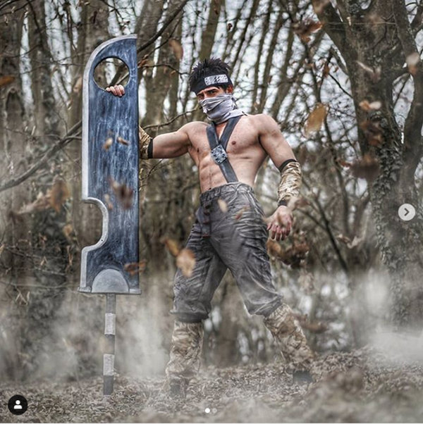 Así se vería Zabuza Momochi de Naruto en la vida real