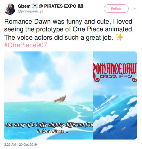 One Piece: El anime de Romance Dawn es un éxito