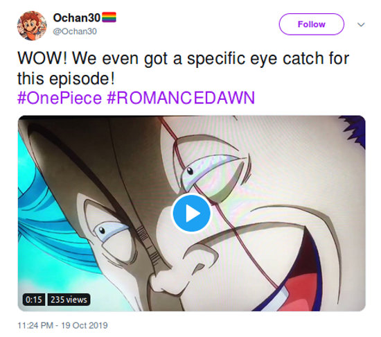 One Piece: El anime de Romance Dawn es un éxito