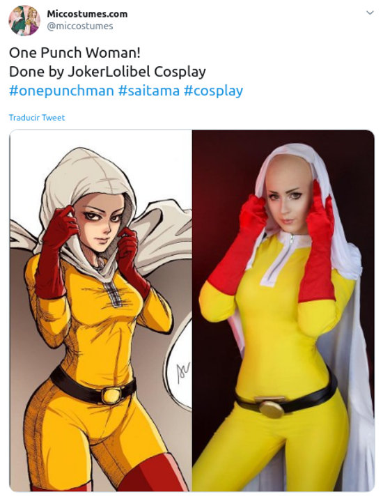 Quizá así se vería Saitama de One-Punch Man como mujer