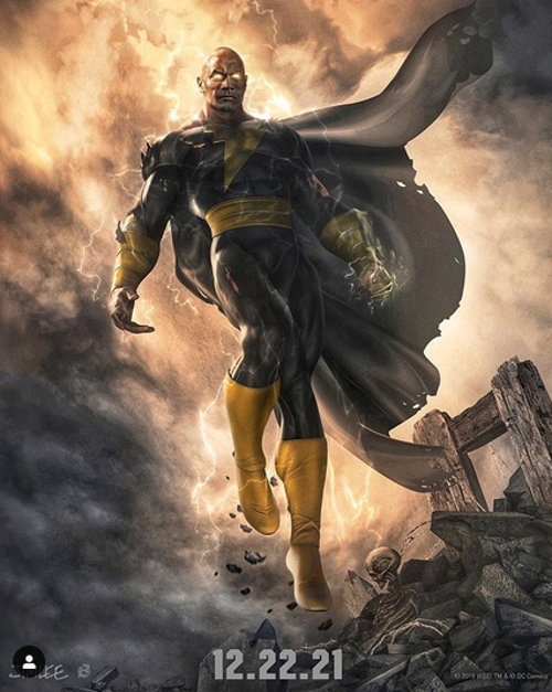 Black Adam, anunciada por The Rock