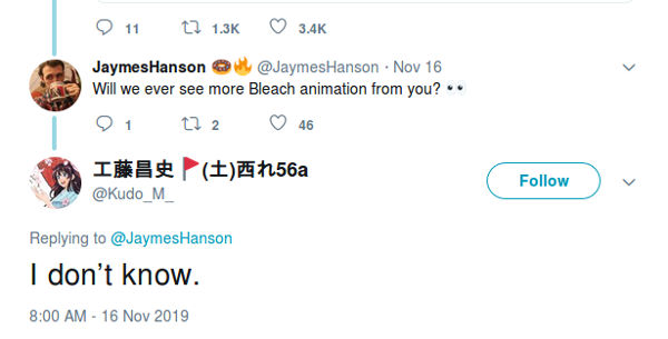 Animador de Bleach finalmente habla del regreso del anime