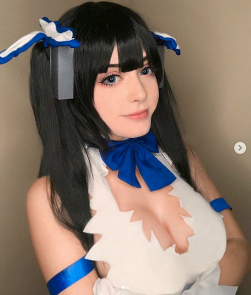 Así se vería Hestia de DanMachi en la vida real