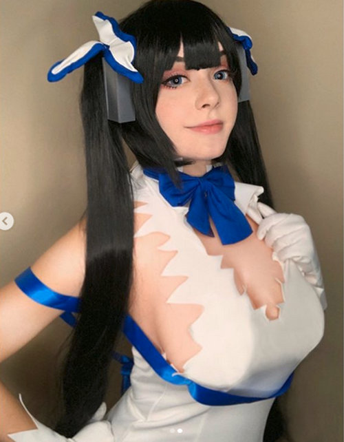 Así se vería Hestia de DanMachi en la vida real