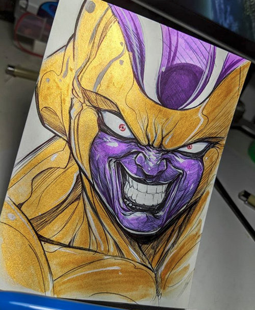 Dragon Ball se ve más maduro y violento que nunca en estas ilustraciones