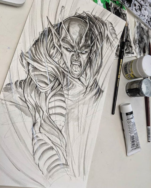 Dragon Ball se ve más maduro y violento que nunca en estas ilustraciones