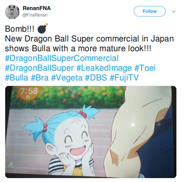 Bra en Dragon Ball Super podría verse así en unos años