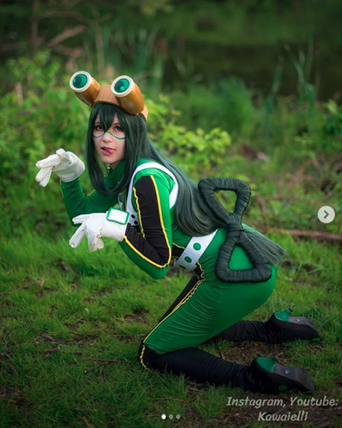 My Hero Academia Froppy Sali De La Pantalla Con Un Cosplay Digno De 